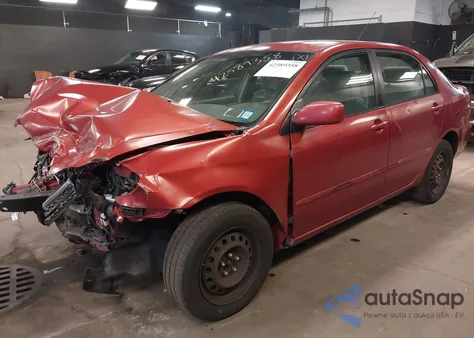 2008 Toyota Corolla Le из США, поврежденный, VIN 2T1BR30E88C871161